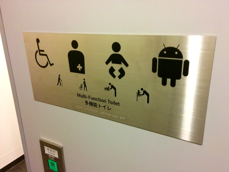 Multi-Function Toilet, at Google Japan office 