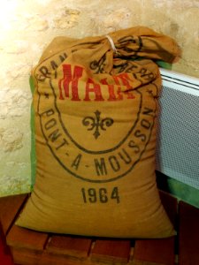 Musée Européen de la Bière, Sac de malt, Malterie de Pont-à-Mousson 1964