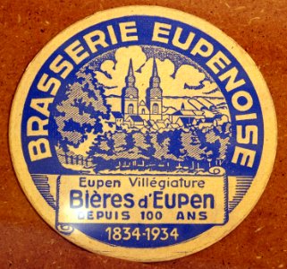 Musée Européen de la Bière, Beer coaster pic-160