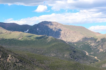 Mummy Mountain, viewed from Trail Ridge Road, July 2016 photo