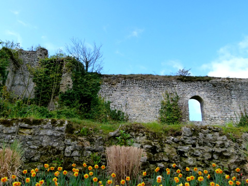 Murs en ruine à Fécamp
