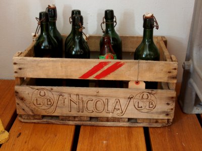 Musée Européen de la Bière, St Nicolas beer crate