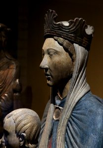 Musée de Cluny Naissance de la sculpture gothique Vierge à l'Enfant La Diège Jouy-en-Josas 05012019 7