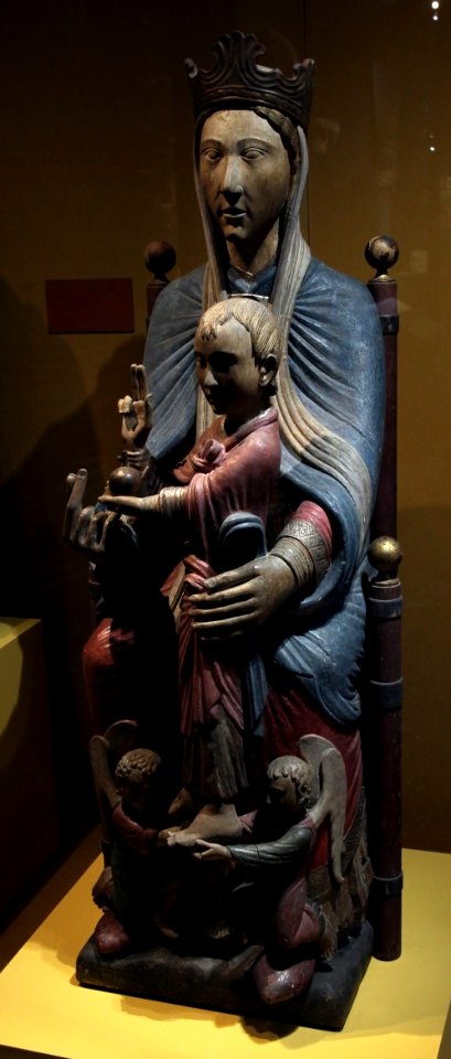 Musée de Cluny Naissance de la sculpture gothique Vierge à l'Enfant La Diège Jouy-en-Josas 05012019 2
