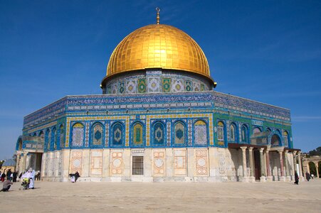 Temple mount dome golden dome