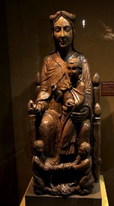 Musée de Cluny Naissance de la sculpture gothique Vierge à l'Enfant Limay 05012019 1
