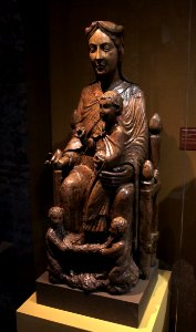 Musée de Cluny Naissance de la sculpture gothique Vierge à l'Enfant Limay 05012019 2