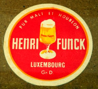 Musée Européen de la Bière, Beer coaster pic-146