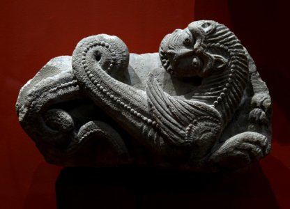 Musée de Cluny Naissance de la sculpture gothique Animal fabuleux Abbatiale Sainte-Geneviève 05012019