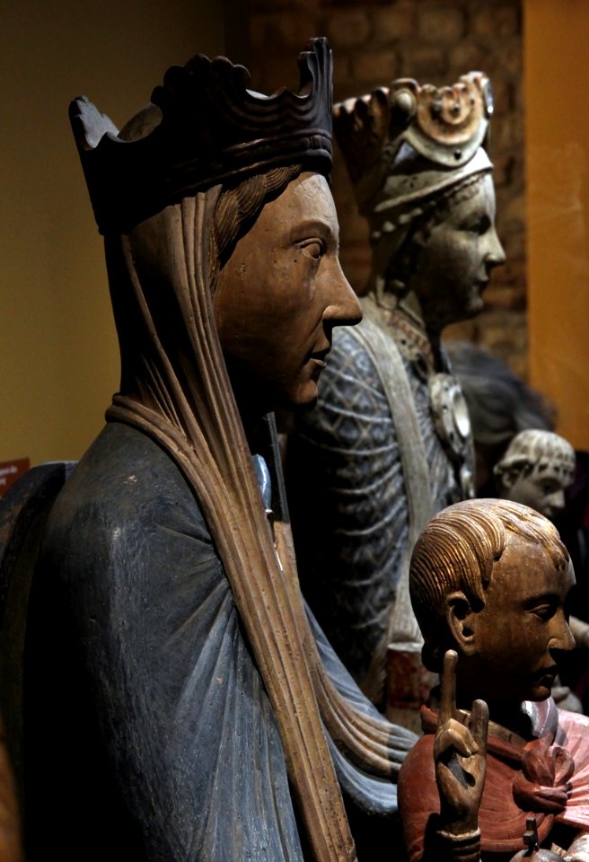 Musée de Cluny Naissance de la sculpture gothique Vierge à l'Enfant La Diège Jouy-en-Josas 05012019 6