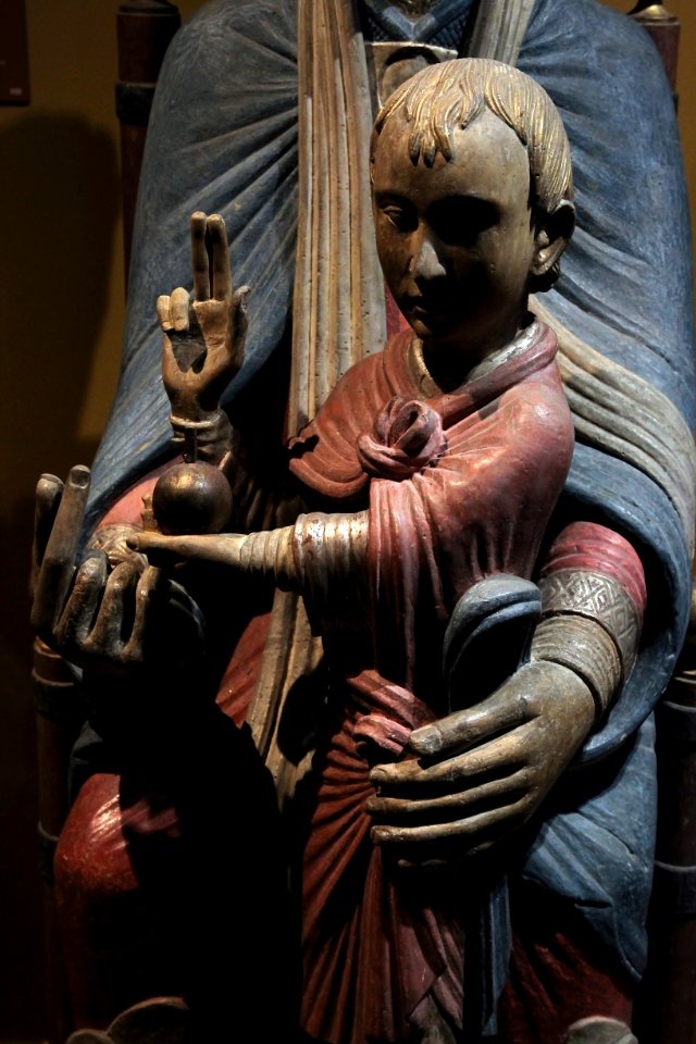 Musée de Cluny Naissance de la sculpture gothique Vierge à l'Enfant La Diège Jouy-en-Josas 05012019 4
