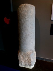 MuséAl - Borne milliaire de 145 ap JC, de la route d'Antonin le Pieux