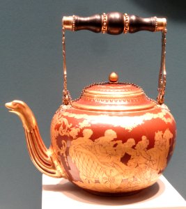 Mounted Kettle, 1783-1784, Sèvres Porcelain Manufactory, probably painted by Charles-Eloi Asselin - Art Institute of Chicago - DSC09845