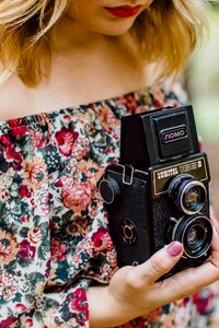 Beautiful camera dress photo