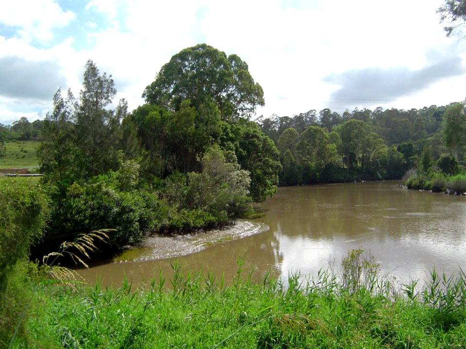 Mouth of Slacks Creek at Logan River, Riverdale Park