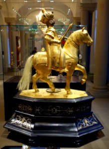 Mounted Turk automaton, probably Augsburg, late 1500s - Mathematisch-Physikalischer Salon, Dresden - DSC07914