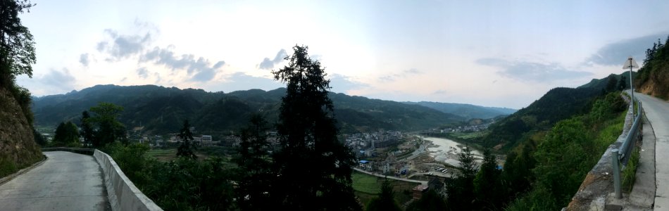 Mountains in Tongxi Township of Xupu County in Hunan, China, 2018042102