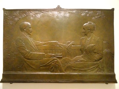 Mr. and Mrs. Wayne MacVeagh by Augustus Saint-Gaudens, 1902 - Corcoran Gallery of Art - DSC01268