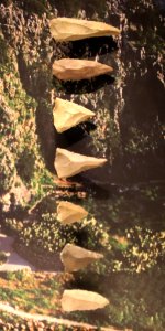 Mousterian Culture Stone Spearheads 250,000-50,000 Israel (detail)