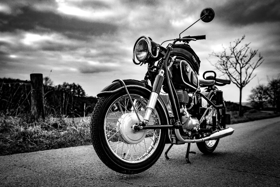 Motorcycle bmw landscape