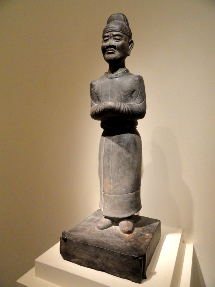 Mourning attendant, Tang dynasty, 7th century AD, limestone - Arthur M. Sackler Gallery - DSC05935