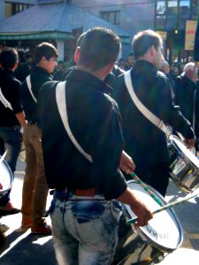 Mourning of Muharram - November13,2013 - Muharram 9,1435 Tasu'a - Zanjir,Mourners Line,Drummer - Nishapur 100