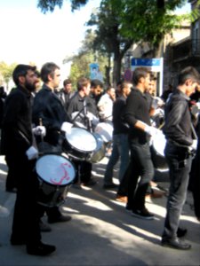 Mourning of Muharram - November13,2013 - Muharram 9,1435 Tasu'a - Zanjir,Mourners Line,Drummer - Nishapur 088