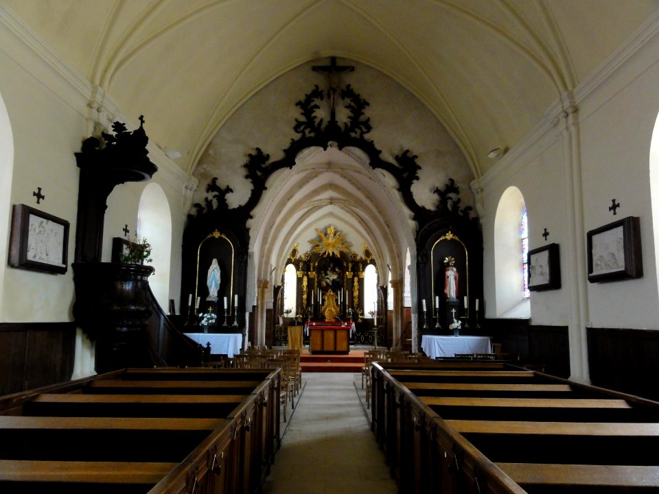 Motteville (Seine-Mar.) église intérieur (01)