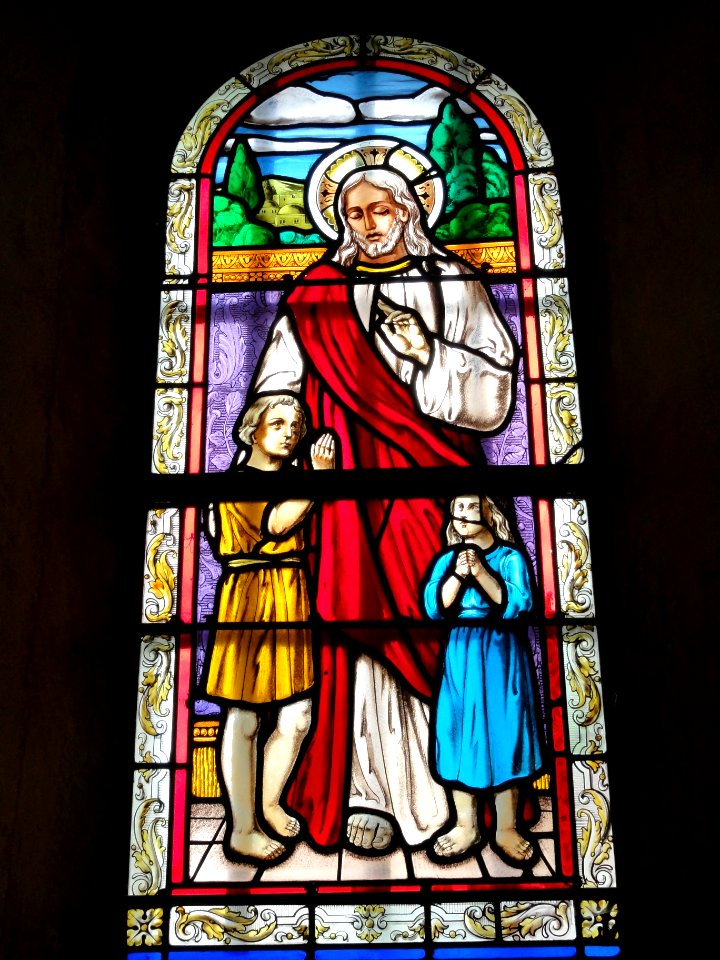 Motteville (Seine-Mar.) église, vitrail 08