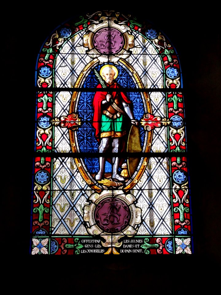 Motteville (Seine-Mar.) église, vitrail 07