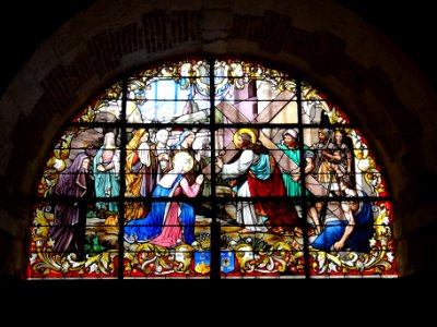 Motteville (Seine-Mar.) église, vitrail 06