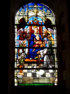 Motteville (Seine-Mar.) église, vitrail 01