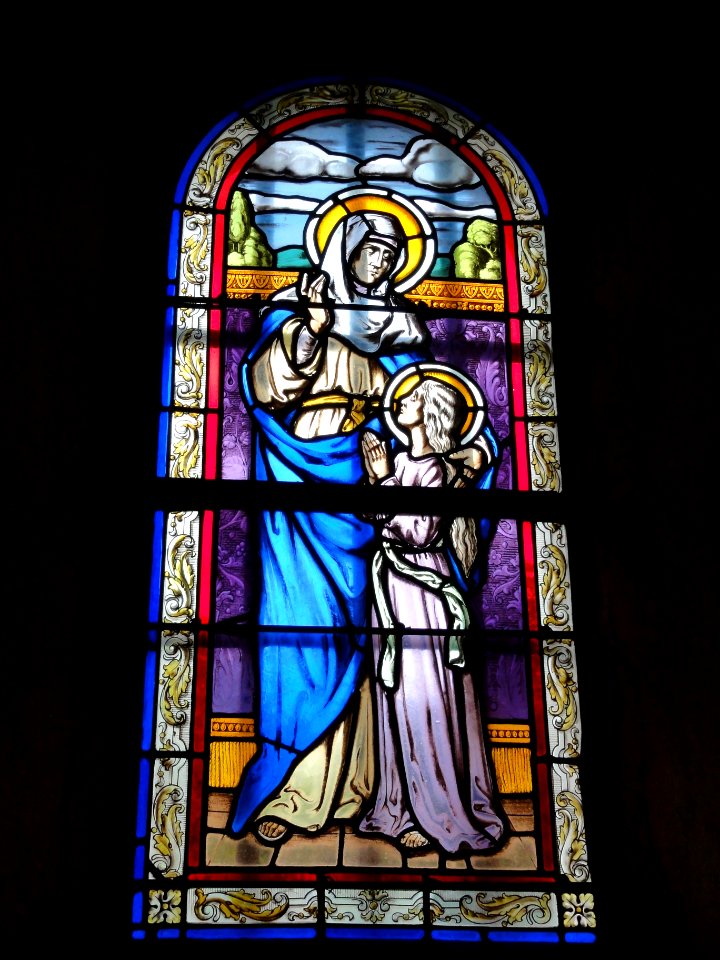 Motteville (Seine-Mar.) église, vitrail 09