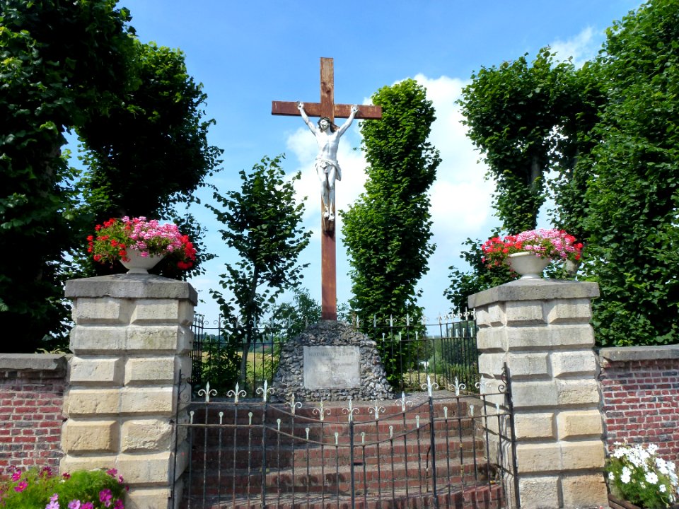 Moulle (Pas-de-Calais, Fr) calvaire mission 1922