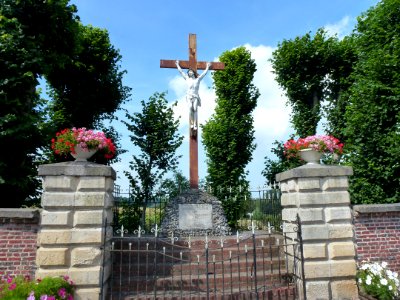 Moulle (Pas-de-Calais, Fr) calvaire mission 1922