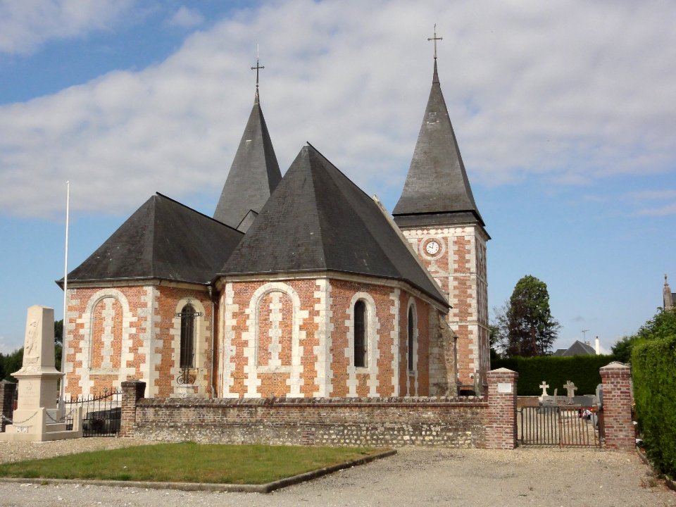 Motteville (Seine-Mar.) église extérieur (01)