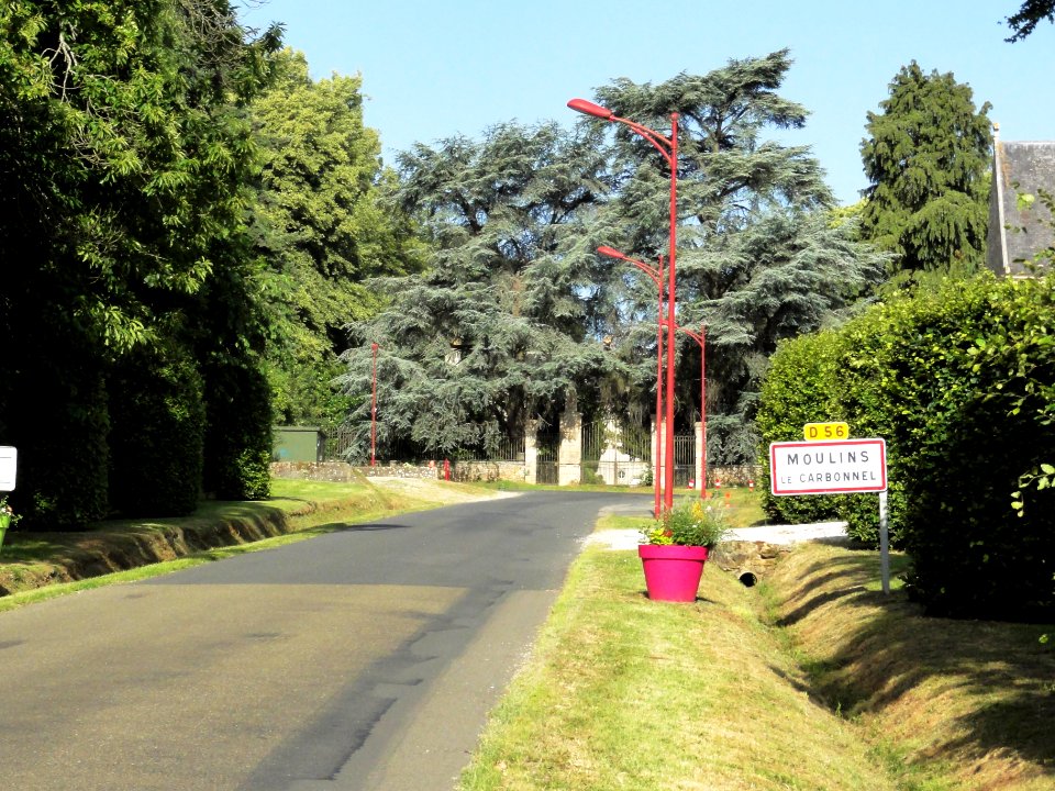 Moulins-le-Carbonnel (Sarthe) entrée