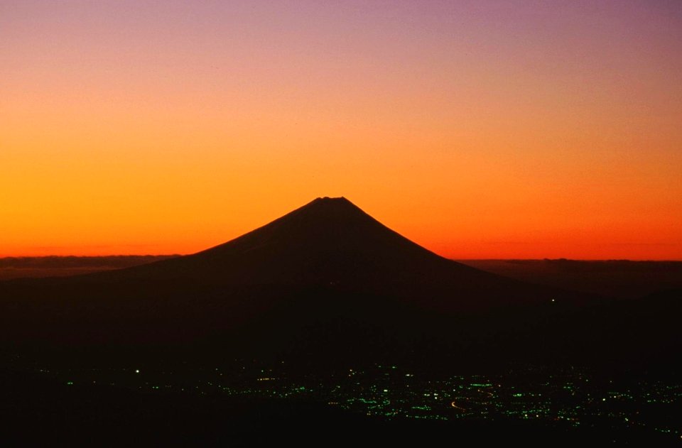 Mount Fuji from Mount Akadake 1995-01-01