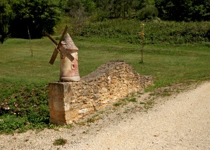 Moulin décoratif parapet