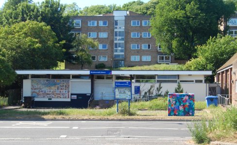 Moulsecoomb Library, Lewes Road, Moulsecoomb (May 2020)