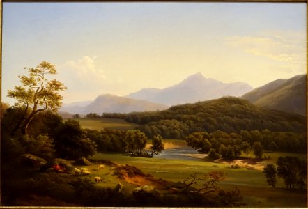 Mount Chocorua, New Hampshire, by Sophia Towne Darrah, 1856, oil on canvas - Currier Museum of Art - Manchester, NH - DSC07484