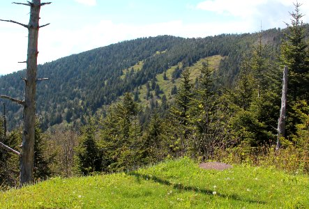 Mount Buckley viewed from Clingmans Dome parking lot, May 2017