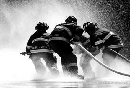 Fire spray splash
