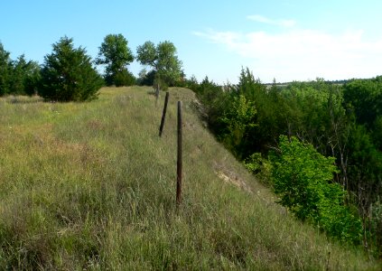 Mowry Bluff site face N 2