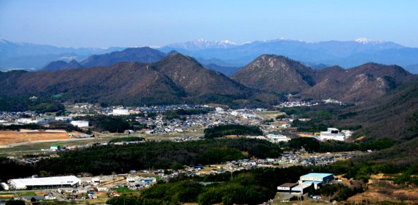 Mount Gongen from Mount Yagi 2010-03-14