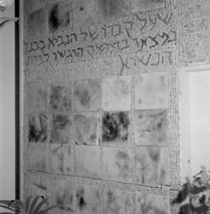 Mozaiek in de hal van de ambtswoning van de president van Israel, Bestanddeelnr 255-4244