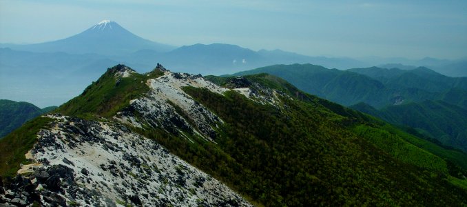 Mount Fuji from Mount Kannon 2002-06-19