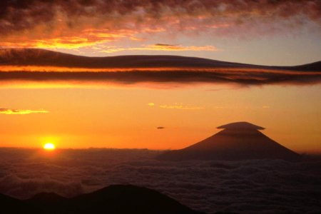 Mount Fuji from Mount Ogochi 2000-10-22