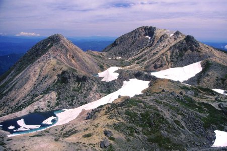 Mount Haku from Onanjimine 1996-07-06