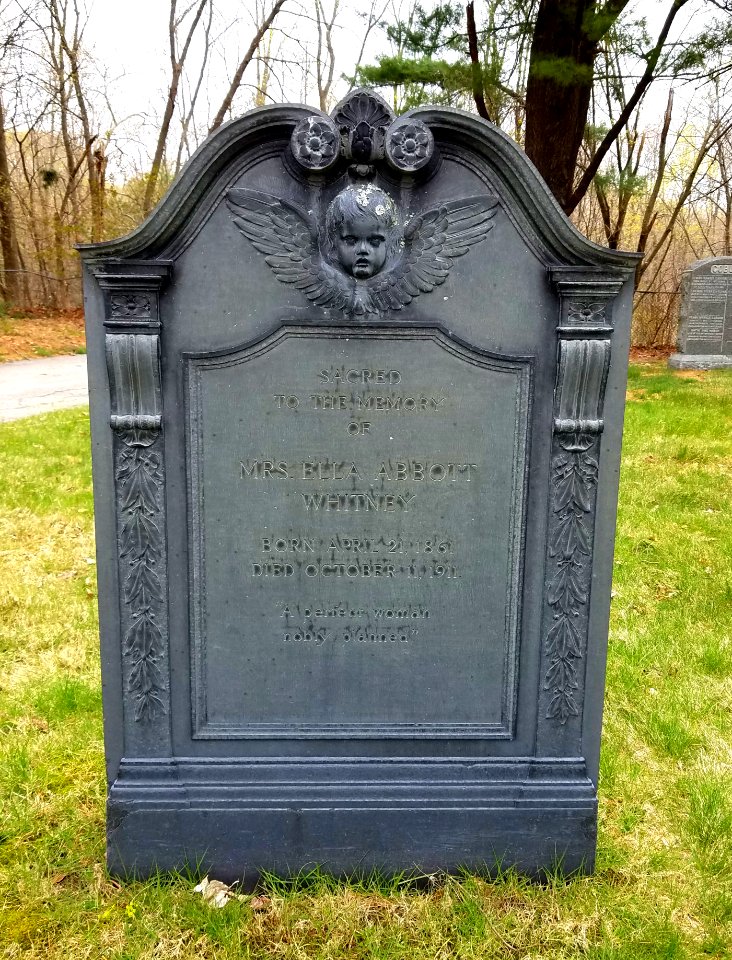 Mrs. Ella Abbott Whitney, a perfect woman nobly planned - Munroe Cemetery - Lexington, MA - 20200425 113659